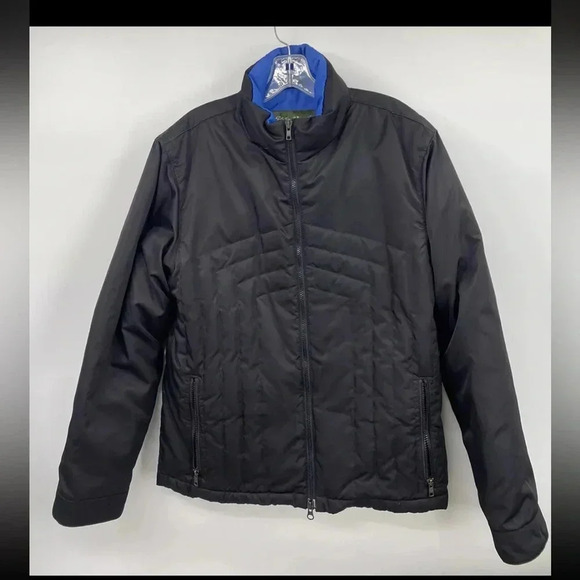Eddie Bauer Mens Black Quality Goose Down Puffer Jacket Medium Outdoors - Picture 1 of 8